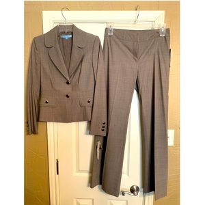 ANTONIO MELANI Gray Blazer and Pants Set